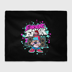 Плед флисовый Friday Night Funkin, цвет: 3D-велсофт