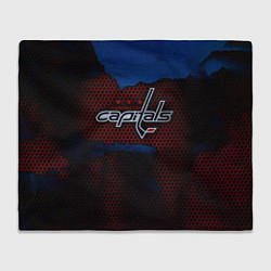 Плед флисовый WASHINGTON CAPITALS, цвет: 3D-велсофт