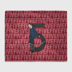 Плед флисовый FIVE FIVE FIVE, цвет: 3D-велсофт