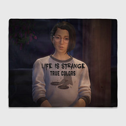 Плед флисовый Life is strange true colors, цвет: 3D-велсофт