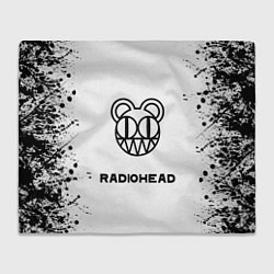 Плед флисовый Radiohead, цвет: 3D-велсофт