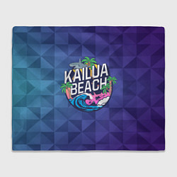 Плед флисовый KAILUA BEACH, цвет: 3D-велсофт