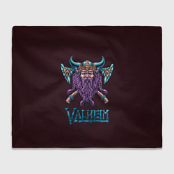 Плед флисовый Valheim Viking, цвет: 3D-велсофт