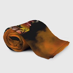 Плед флисовый ГЕРОИ Клинок, рассекающий демонов, цвет: 3D-велсофт — фото 2