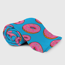Плед флисовый Пончики, цвет: 3D-велсофт — фото 2