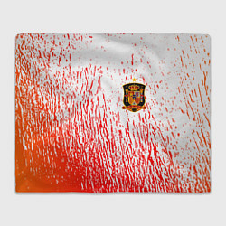 Плед флисовый Сборная Испании, цвет: 3D-велсофт