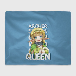 Плед флисовый Elf Queen, цвет: 3D-велсофт