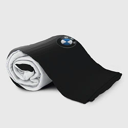 Плед флисовый Black and White BMW, цвет: 3D-велсофт — фото 2