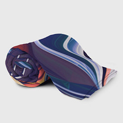 Плед флисовый Colored lines, цвет: 3D-велсофт — фото 2