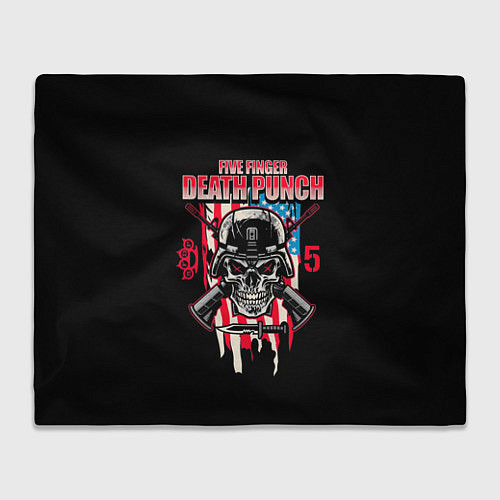 Плед 5FDP Five Finger Death Punch / 3D-Велсофт – фото 1