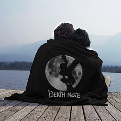 Плед флисовый Мрачный Рюк Death Note, цвет: 3D-велсофт — фото 2