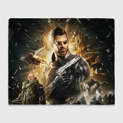 Плед флисовый Adam Jensen, цвет: 3D-велсофт