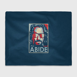 Плед флисовый ABIDE Большой Лебовский, цвет: 3D-велсофт