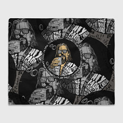Плед флисовый The Big Lebowski, цвет: 3D-велсофт