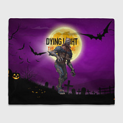 Плед флисовый Dying light зомби, цвет: 3D-велсофт