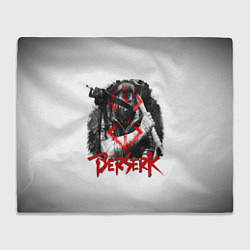 Плед флисовый Берсерк - Berserk, цвет: 3D-велсофт