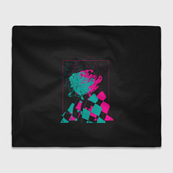 Плед флисовый Танджиро НЕОН, цвет: 3D-велсофт