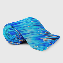 Плед флисовый Морские водоросли!, цвет: 3D-велсофт — фото 2
