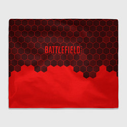 Плед флисовый Battlefield 2042 - Hexagon, цвет: 3D-велсофт