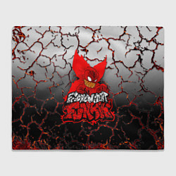 Плед флисовый Friday Night Funkin Tricky One, цвет: 3D-велсофт