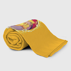 Плед флисовый Спящий Пикачу, цвет: 3D-велсофт — фото 2