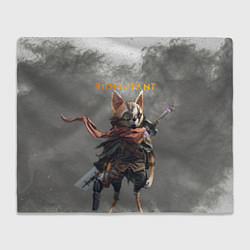Плед флисовый BIOMUTANT БИОМУТАНТ Z, цвет: 3D-велсофт