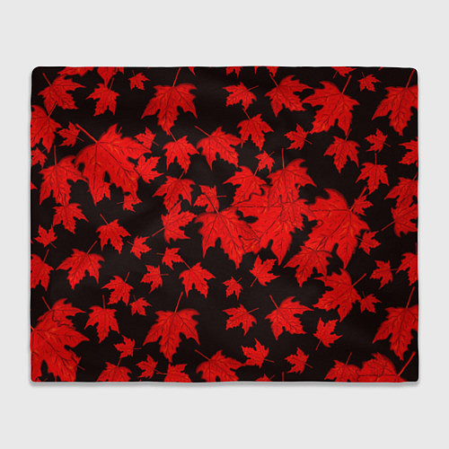 Плед Осенние листья / 3D-Велсофт – фото 1