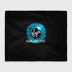 Плед флисовый Virgin Galactic Вирджин Галактик, цвет: 3D-велсофт