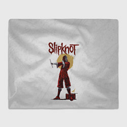 Плед флисовый SLIPKNOT СЛИПКНОТ Z, цвет: 3D-велсофт