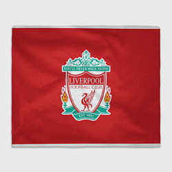 Плед флисовый F C LIVERPOOL, цвет: 3D-велсофт