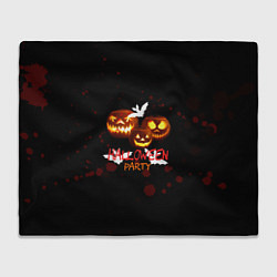 Плед флисовый Кровавый Halloween, цвет: 3D-велсофт