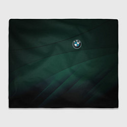 Плед флисовый GREEN BMW, цвет: 3D-велсофт