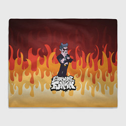 Плед флисовый Дорогой Папочка Friday Night Funkin, цвет: 3D-велсофт