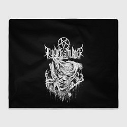 Плед флисовый Thy Art Is Murder - Hate, цвет: 3D-велсофт