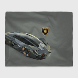 Плед флисовый Lamborghini concept 2020, цвет: 3D-велсофт