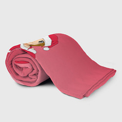 Плед флисовый Милашка в костюме Санты, цвет: 3D-велсофт — фото 2