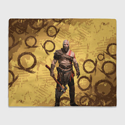 Плед флисовый God of War Kratos Год оф Вар Кратос, цвет: 3D-велсофт