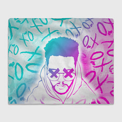 Плед флисовый The Weeknd, XO, цвет: 3D-велсофт
