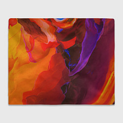 Плед флисовый Акварельная Феерия, цвет: 3D-велсофт