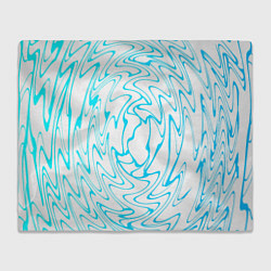 Плед флисовый Blue Impulse, цвет: 3D-велсофт