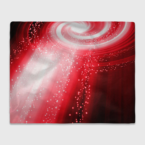 Плед Красная космическая спираль / 3D-Велсофт – фото 1