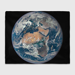 Плед флисовый Третья планета от Солнца Земля, цвет: 3D-велсофт