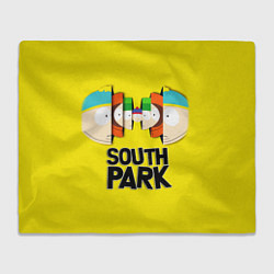 Плед флисовый South Park - Южный парк персонажи, цвет: 3D-велсофт