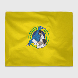 Плед флисовый Brazilian Jiu Jitsu BJJ, цвет: 3D-велсофт
