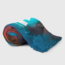 Плед флисовый 30 Seconds to Mars: Звездное небо, цвет: 3D-велсофт — фото 2