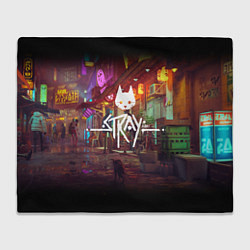 Плед флисовый Stray: Poster, цвет: 3D-велсофт