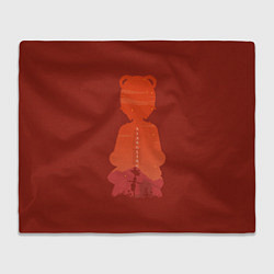Плед флисовый Сян Лин и Гоба на рассвете, цвет: 3D-велсофт