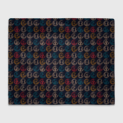 Плед флисовый Виртуальная Валюта, цвет: 3D-велсофт