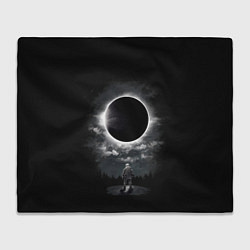 Плед флисовый Затмение Eclipse, цвет: 3D-велсофт