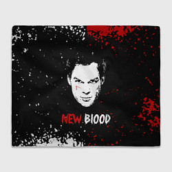 Плед флисовый Декстер Новая Кровь Dexter New Blood, цвет: 3D-велсофт